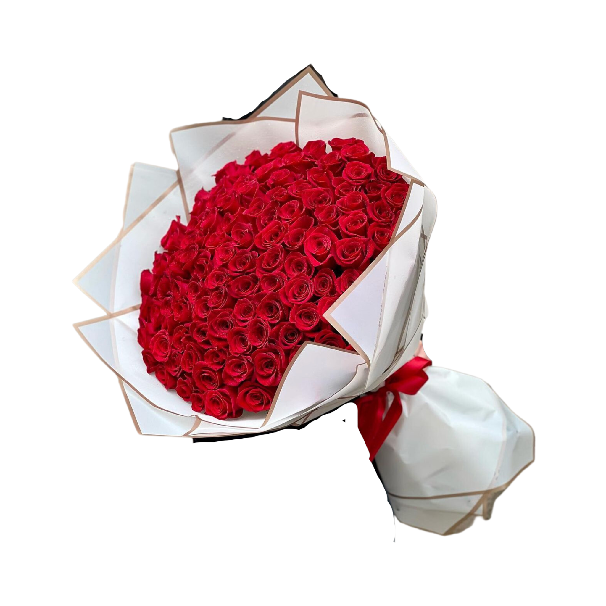 bunch of 100 red roses: send and deliver Roses to Mexico