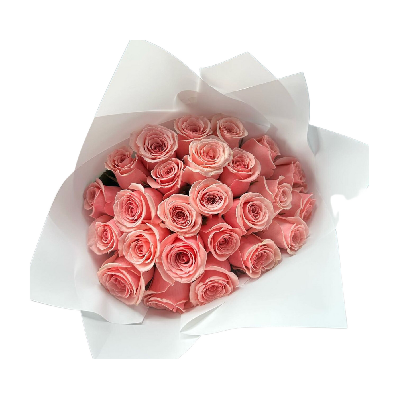 25 Pink Roses Bouquet