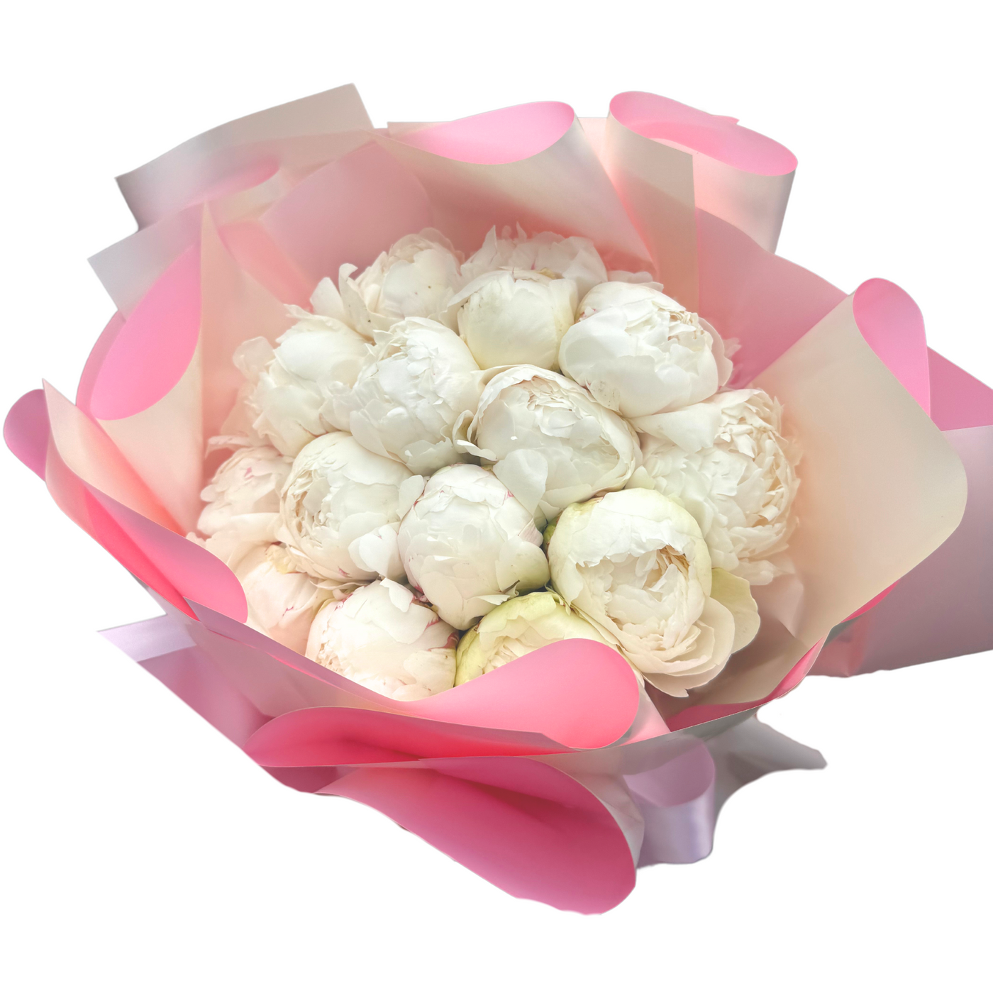 White Peony Bouquet