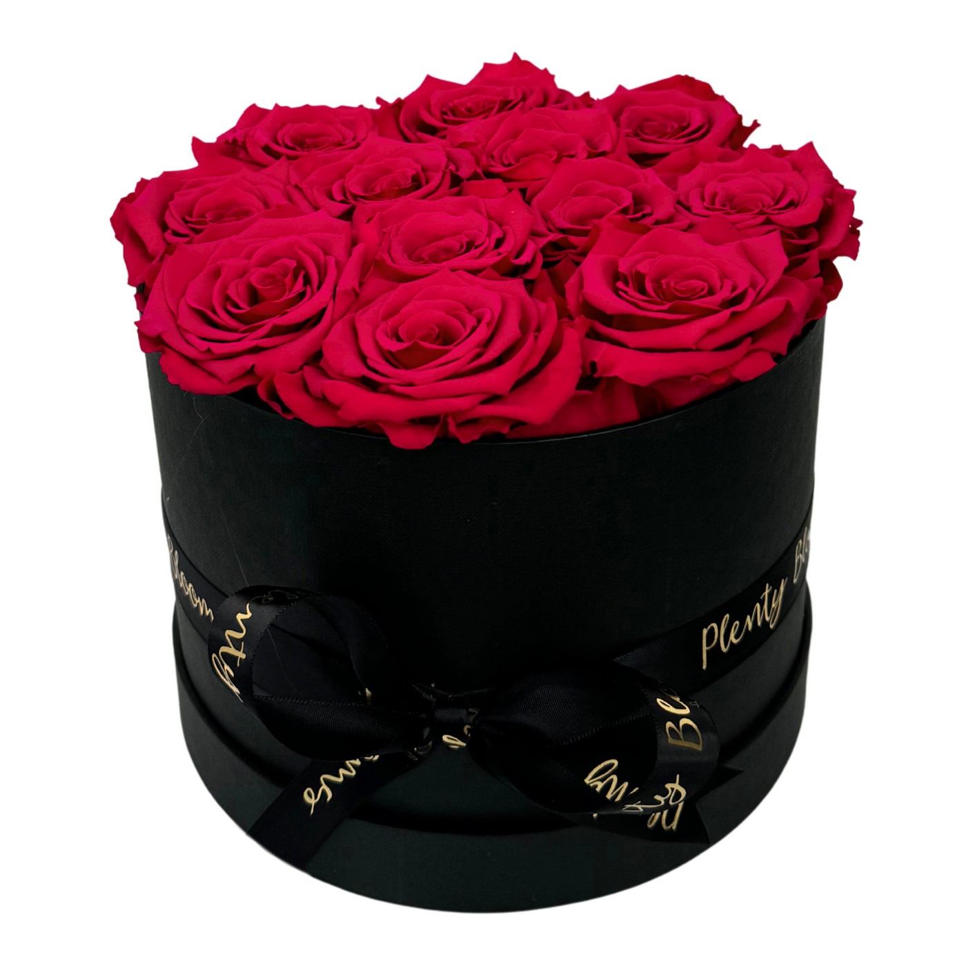 Signature Hot Pink Preserved Roses Gift Box
