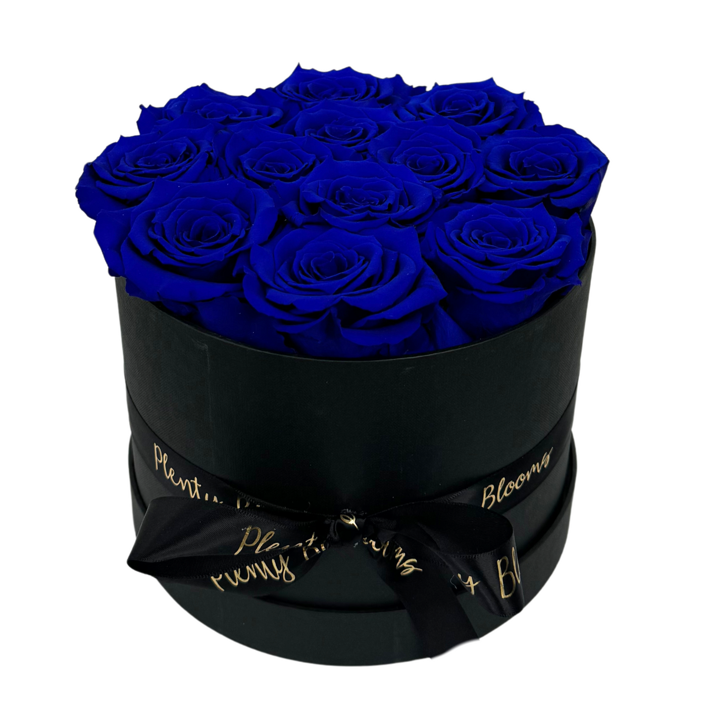 Signature Royal Blue Preserved Roses Gift Box