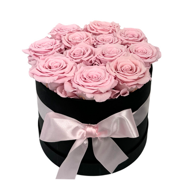Signature Pink Preserved Roses Gift Box