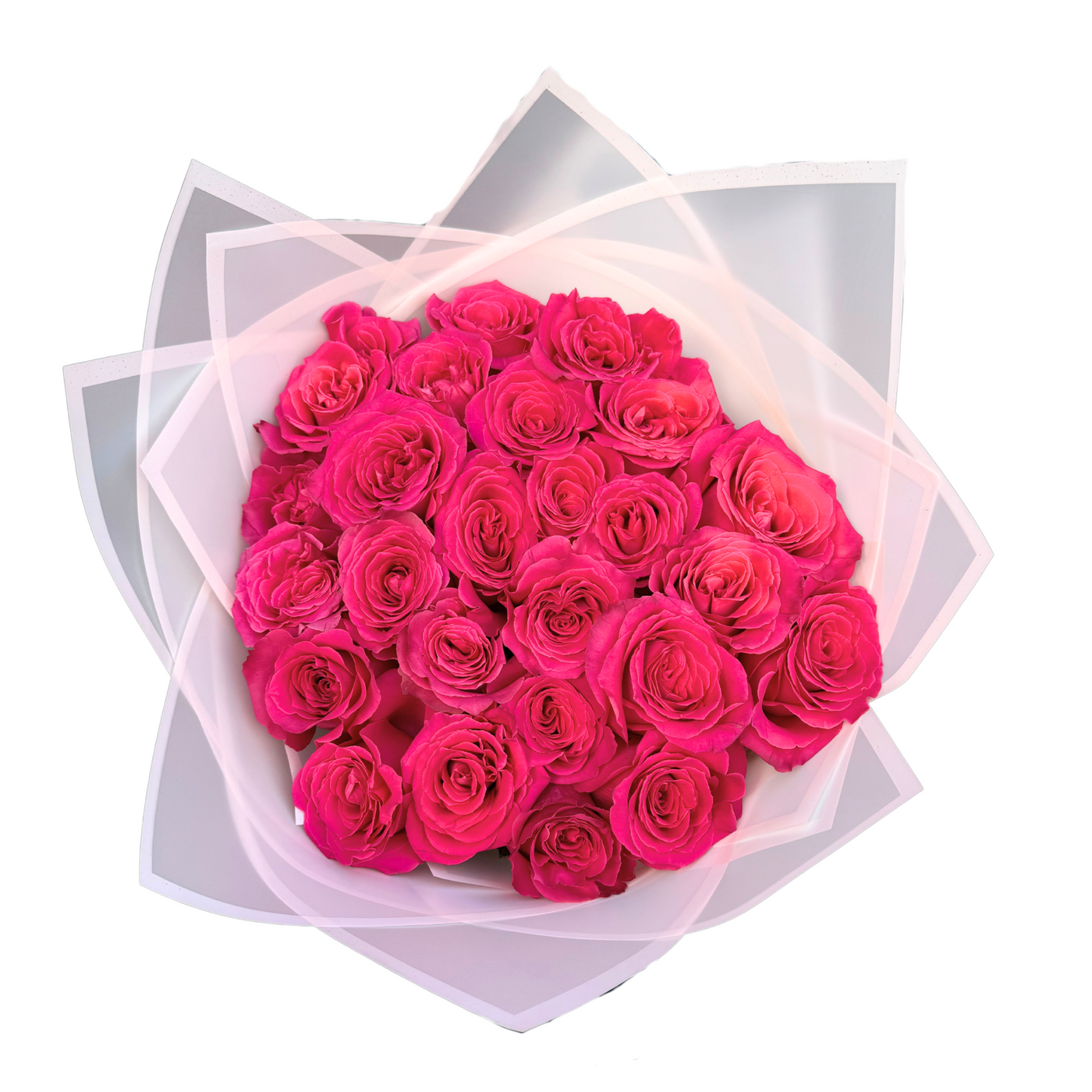 Hot Pink Roses Bouquet