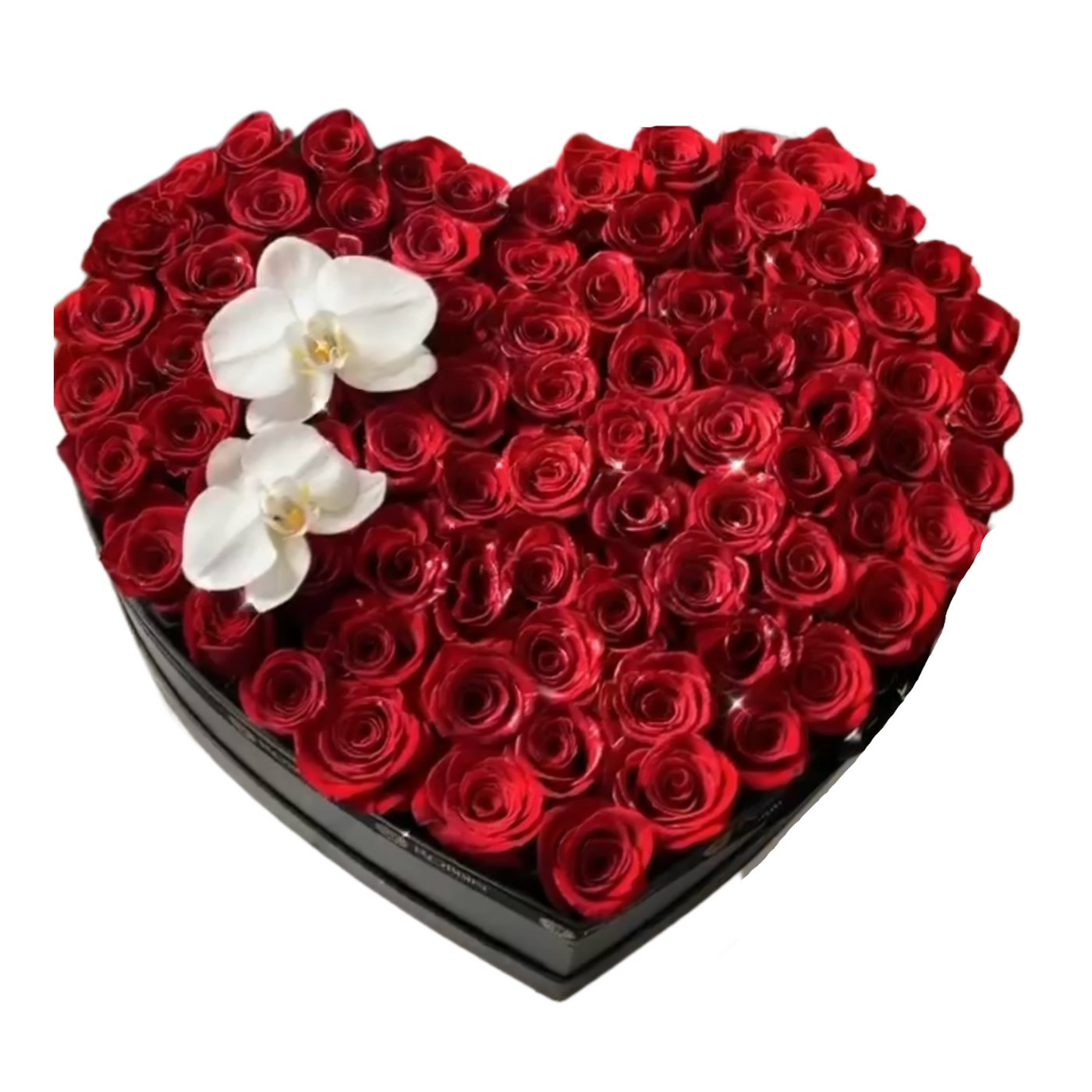 Deluxe Heart with 100 Roses