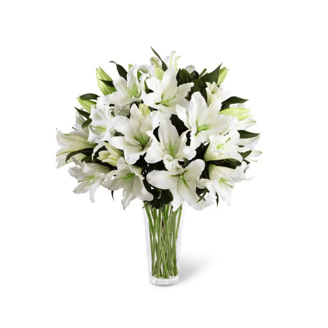 t228 1a peaceful white lilies Peaceful White Lilies – Terra Flowers Miami