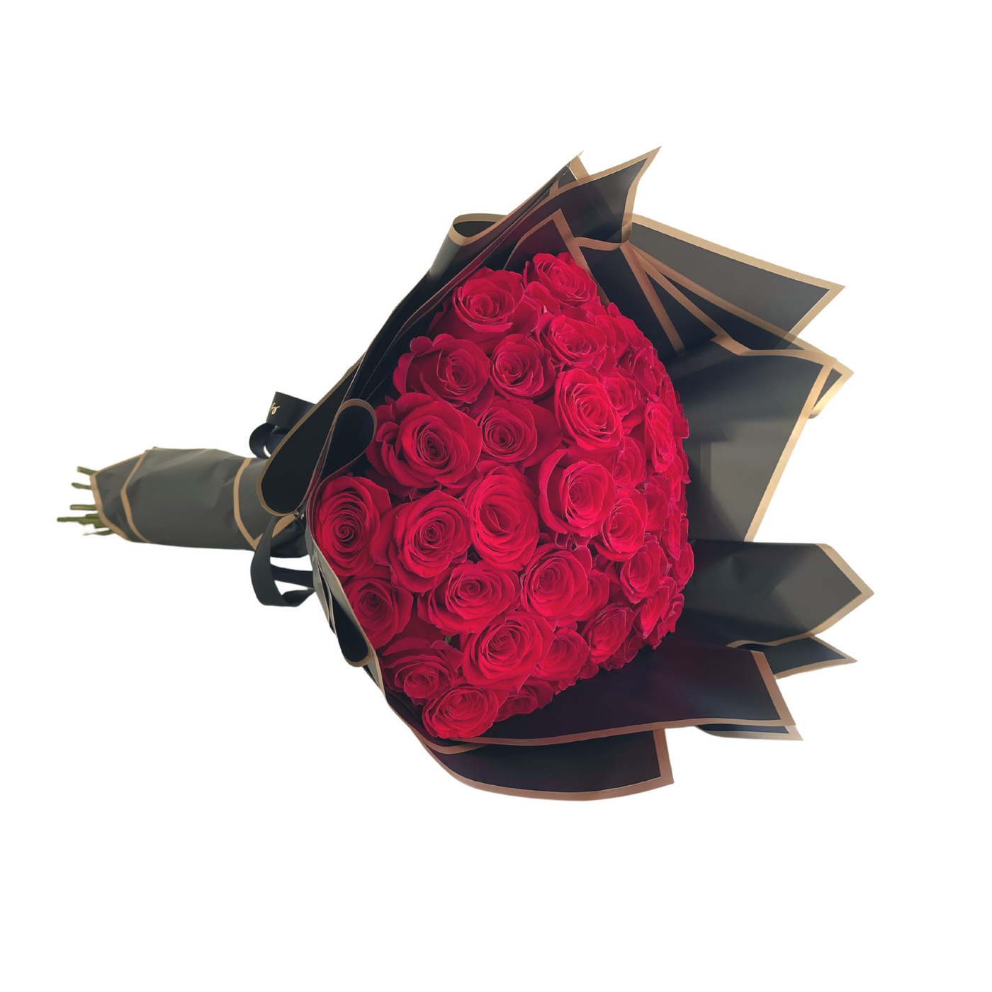 Premium Long Stem Roses, Custom Wrapping Paper