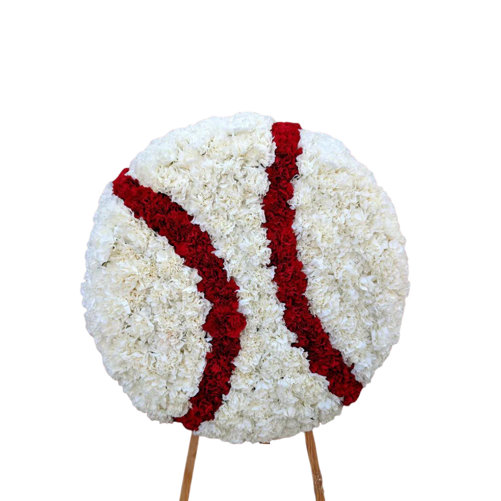 Baseball Flower Arrangement For Funeral | Best Flower Site