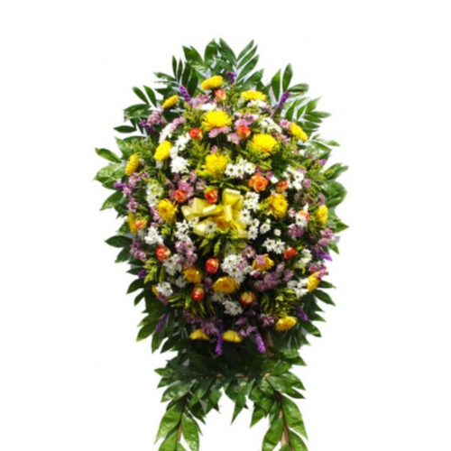 Mix Spring Funeral Standing Spray